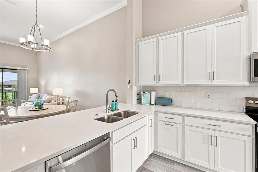 Furnished interior view inside a new home in , Port Charlotte (Image 16). Furnished interior view inside a new home in , Port Charlotte (Image 16).