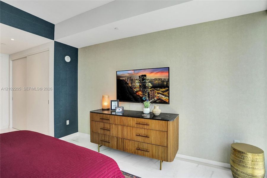 Furnished interior view inside a new home in , Miami (Image 18).