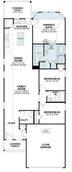 2D floor plan layout of this home in Magnolia Ridge, Magnolia, TX (Image 4). 2D floor plan layout of this home in Magnolia Ridge, Magnolia, TX (Image 4).