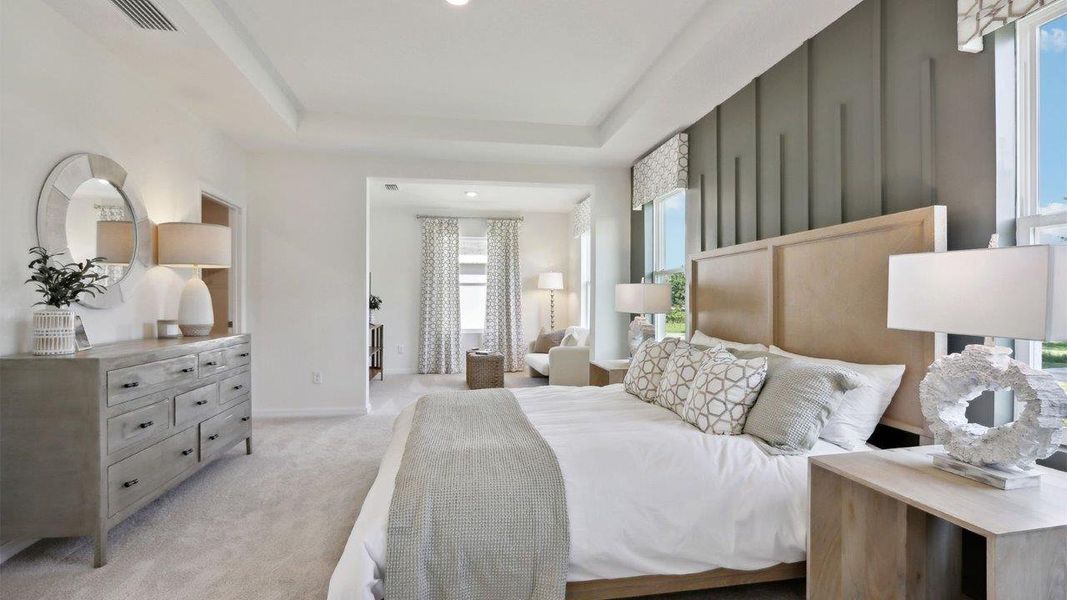 Furnished interior view inside a new home in Angeline, Land O' Lakes (Image 26).