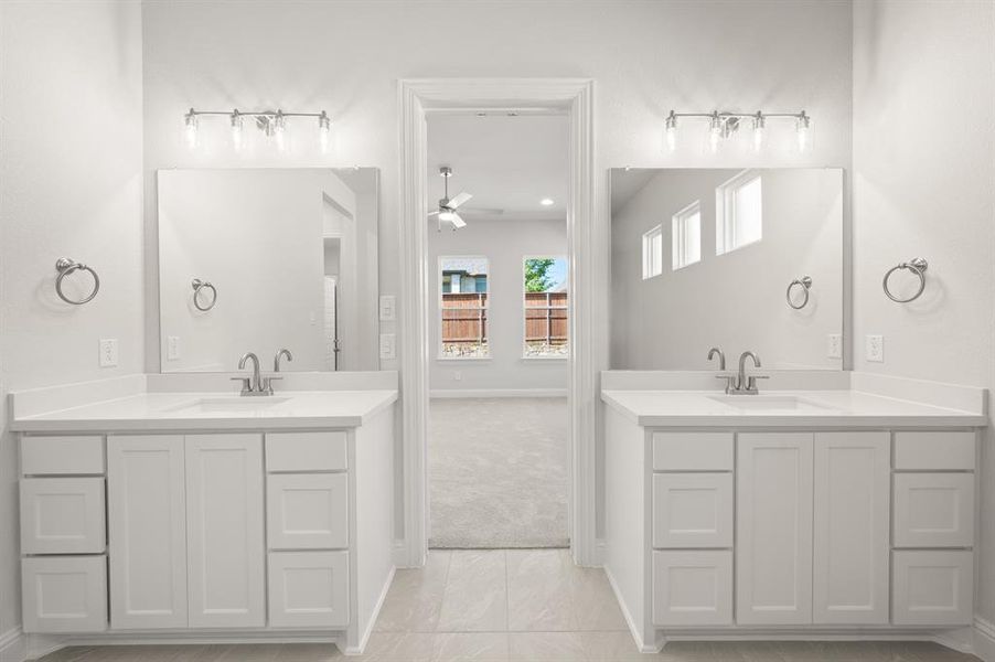 Furnished interior view inside a new home in BridgeWater - Phase 1, Midlothian (Image 12).