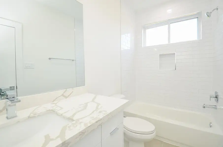 Bathroom on first floor (Sample photo from similar floor plan built by the builder)