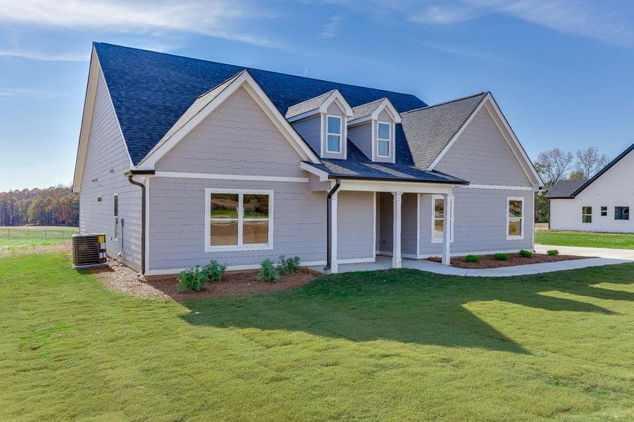 Front exterior of a new home in , Hartwell, GA, highlighting curb appeal (Image 21).