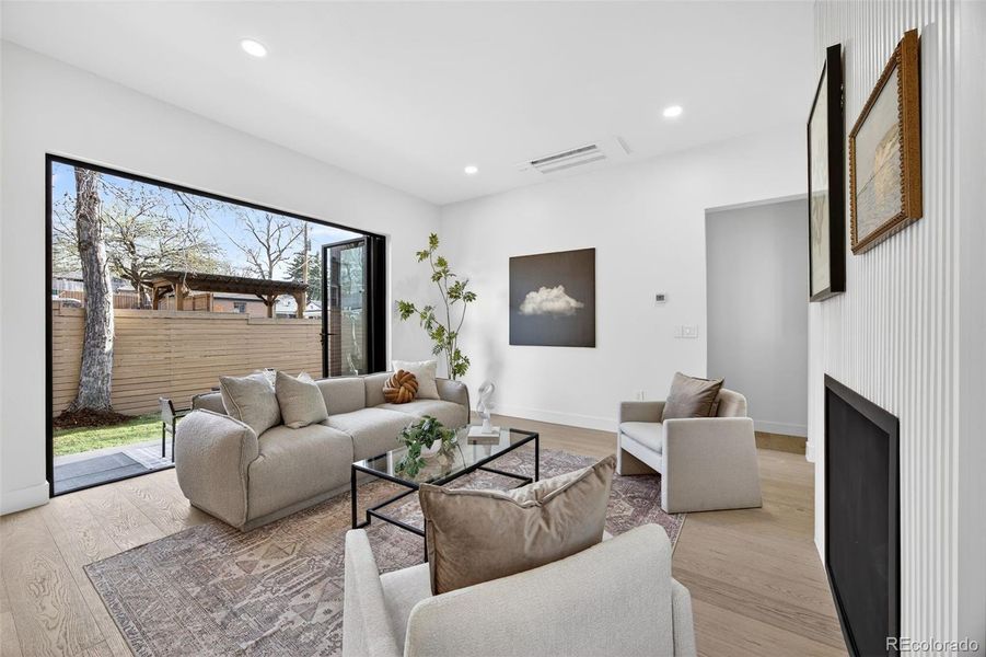Furnished interior view inside a new home in , Denver (Image 9).