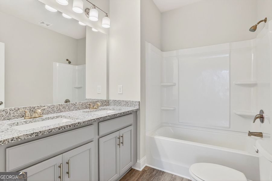 Furnished interior view inside a new home in Morning Creek Forest, Atlanta (Image 11). Furnished interior view inside a new home in Morning Creek Forest, Atlanta (Image 11).