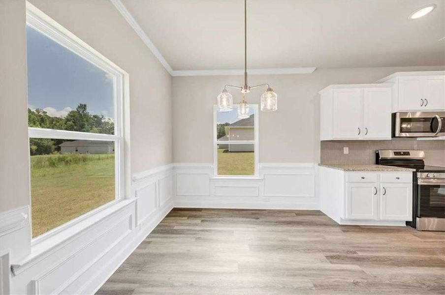 Spacious, unfurnished interior of a new home in Park Place, Bowdon (Image 18). Spacious, unfurnished interior of a new home in Park Place, Bowdon (Image 18).