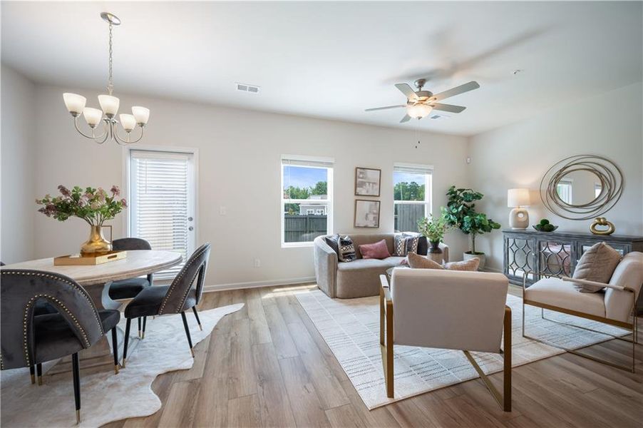 Furnished interior view inside a new home in , Jonesboro (Image 12).