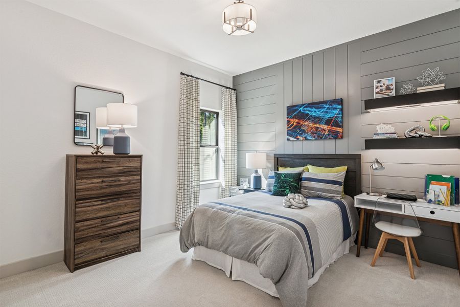 Representative furnished interior of a home built from the The Azalea by David Weekley Homes in Two Step Farm 50', Montgomery (Image 5).