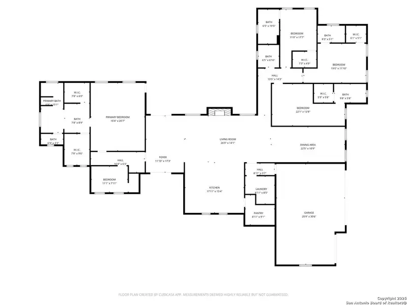 2D floor plan layout of this home in , Castroville, TX (Image 4).