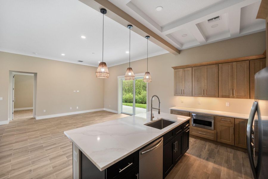 Furnished interior view inside a new home in , Fort Pierce (Image 8).