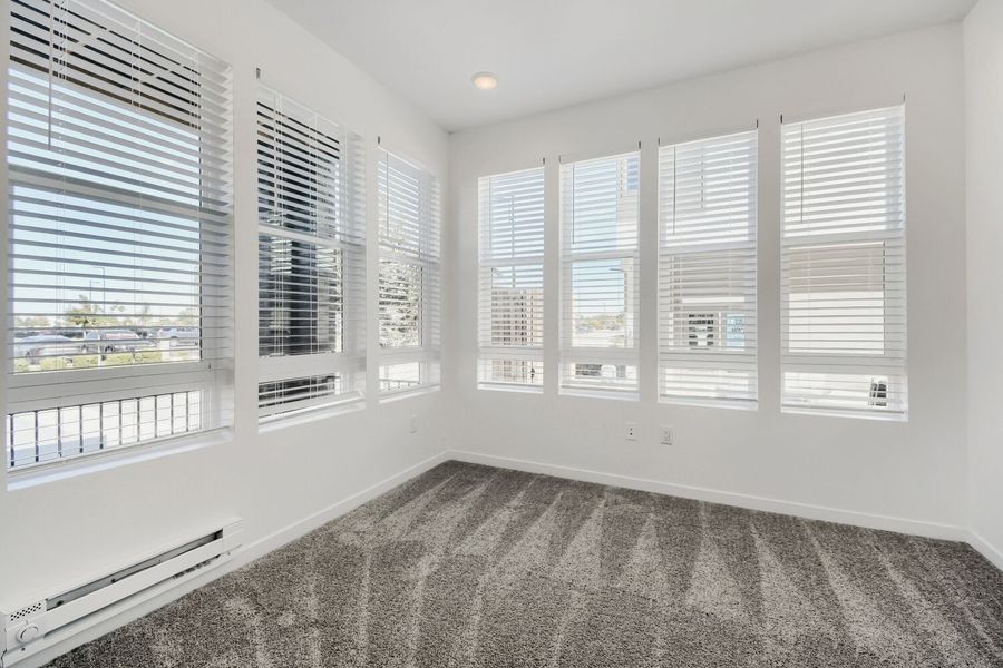 Spacious, unfurnished interior of a new home in Central Park, Denver (Image 11). Spacious, unfurnished interior of a new home in Central Park, Denver (Image 11).