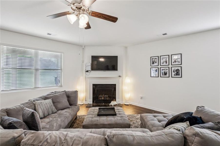 Furnished interior view inside a new home in The Enclave at Flat Rock Hills, Stonecrest (Image 24).