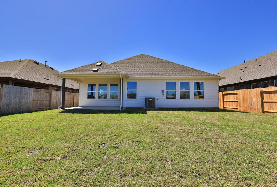 Exterior details and patio area of a home in Coastal Point, League City (Image 3). Exterior details and patio area of a home in Coastal Point, League City (Image 3).