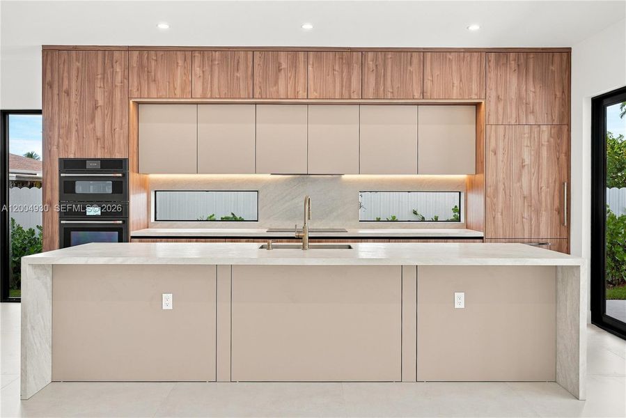 Furnished interior view inside a new home in , Miami (Image 9).