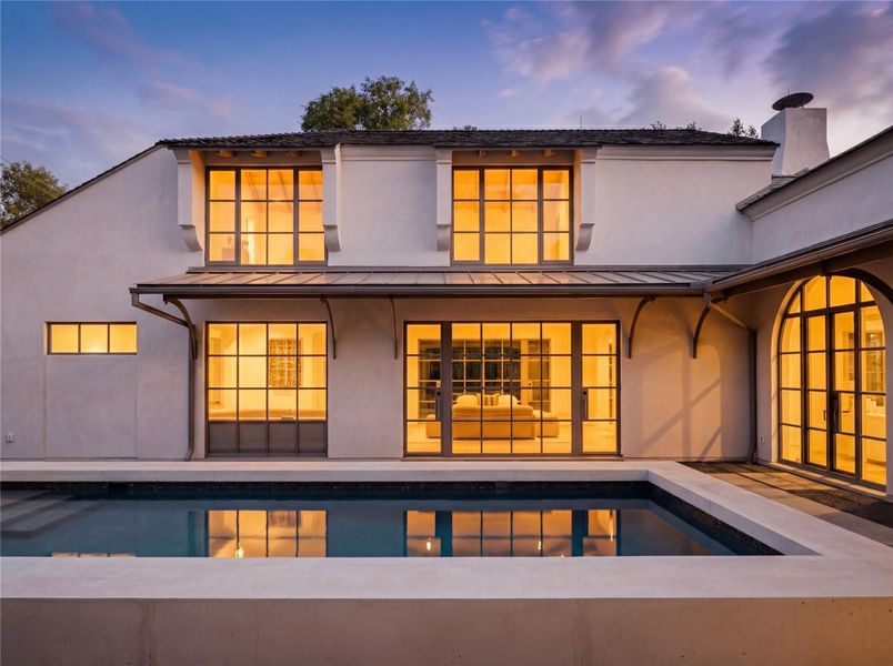 Exterior details and patio area of a home in , Austin (Image 20).