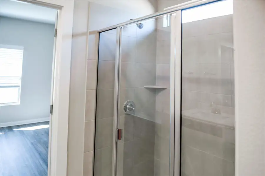 Walk-in shower in Primary Bath