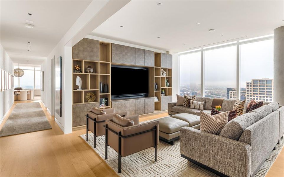 Furnished interior view inside a new home in , Dallas (Image 17). Furnished interior view inside a new home in , Dallas (Image 17).