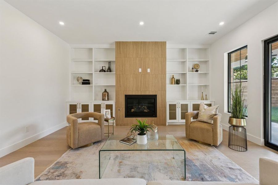 Furnished interior view inside a new home in , Dallas (Image 32).