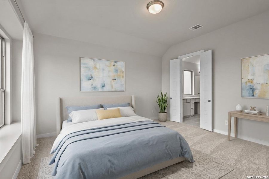 Furnished interior view inside a new home in Megan's Landing, Castroville (Image 15).