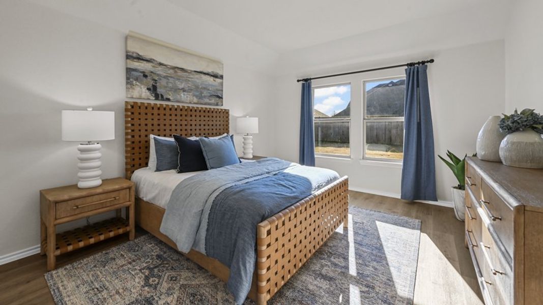 Furnished interior view inside a new home in Stonewyck Farms, Ennis (Image 24).