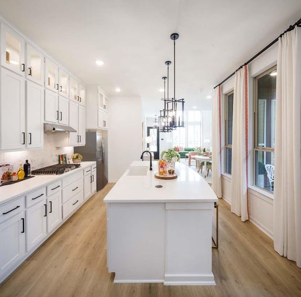 Furnished interior view inside a new home in Woodforest Townhomes, Montgomery (Image 32).
