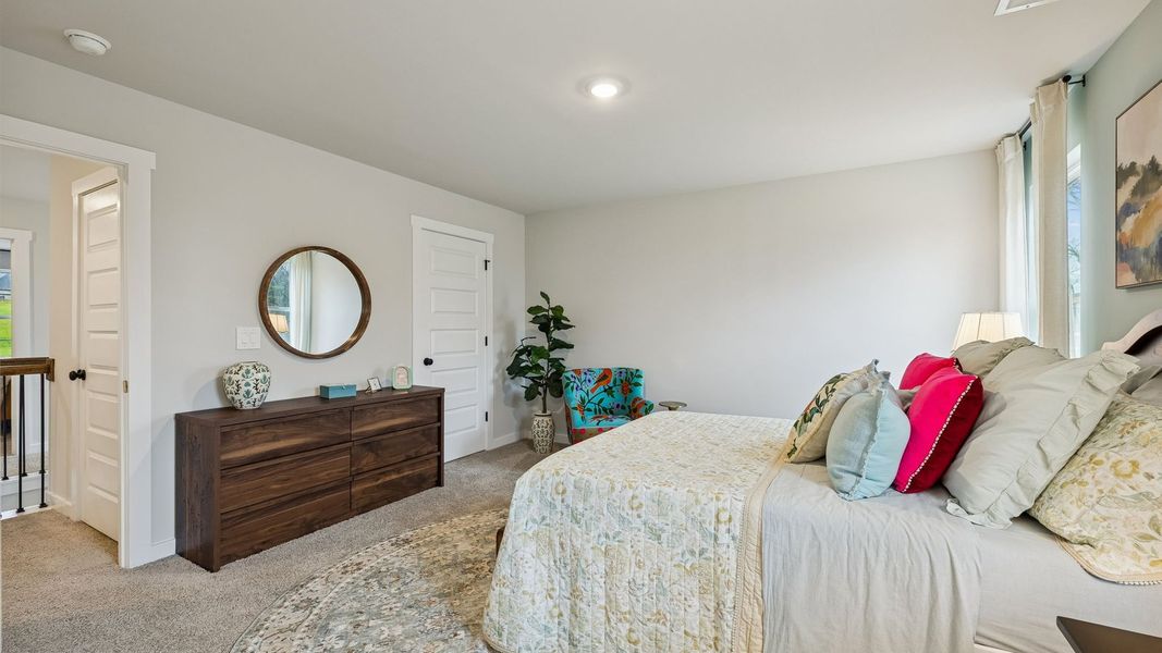 Furnished interior view inside a new home in Reserve at Hickory Ridge, Columbia (Image 34).