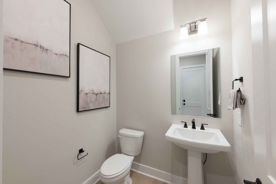 Representative furnished interior of a home built from the Barnhart by Tri Pointe Homes in Amethyst at Azalea Trails, Cypress (Image 48).