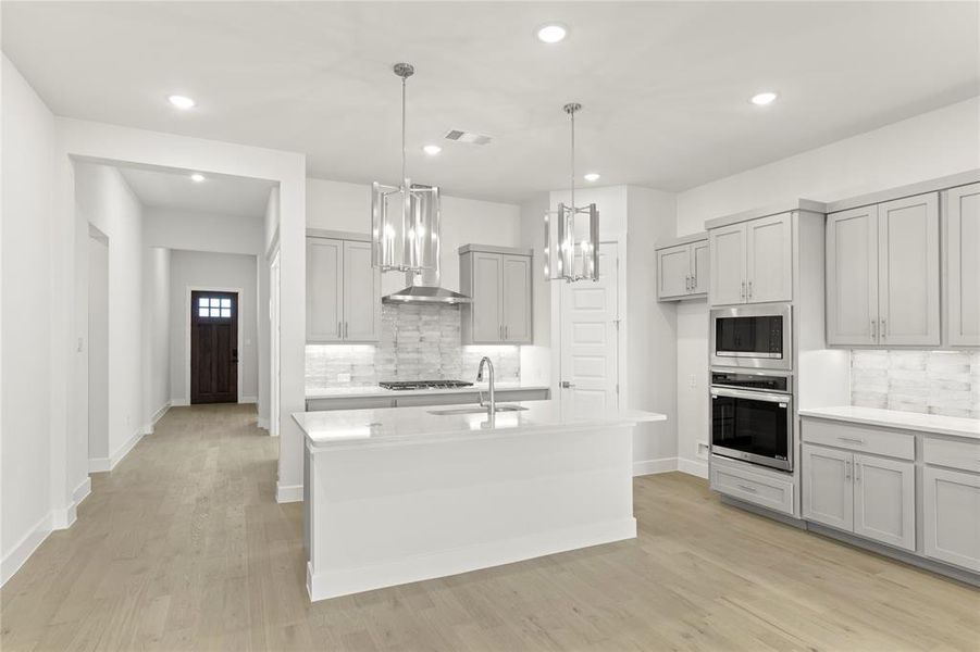 Furnished interior view inside a new home in The Highlands, Rockwall (Image 16).