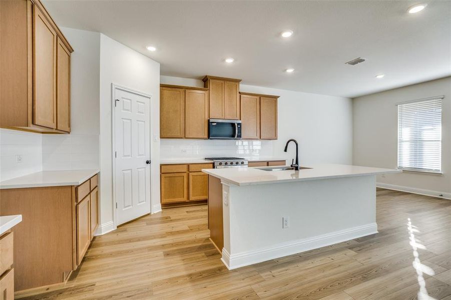 Furnished interior view inside a new home in The Preserve Estates, Justin (Image 6).