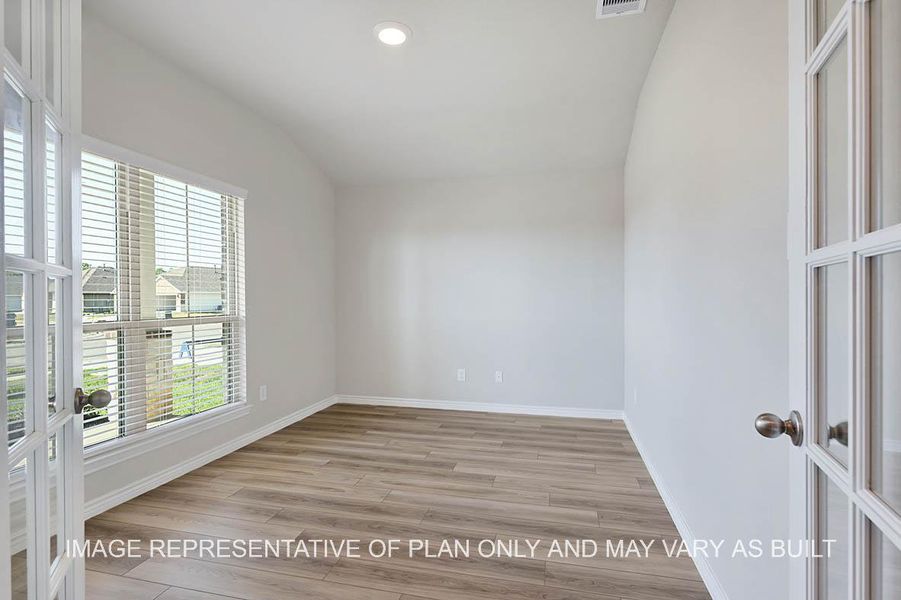 Representative unfurnished interior of a home built from the Richmond by D.R. Horton in Liberty Village, Brenham (Image 10).