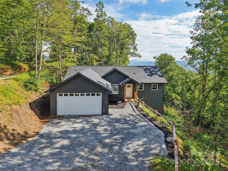 Front exterior of a new home in , Brevard, NC, highlighting curb appeal (Image 24). Front exterior of a new home in , Brevard, NC, highlighting curb appeal (Image 24).