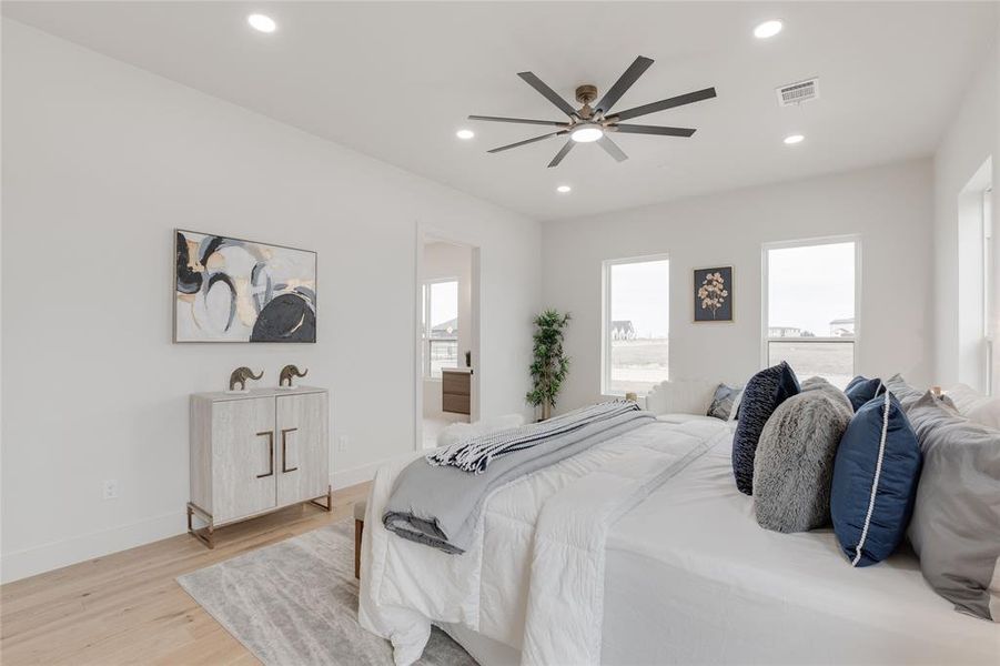 Furnished interior view inside a new home in , Red Oak (Image 19).