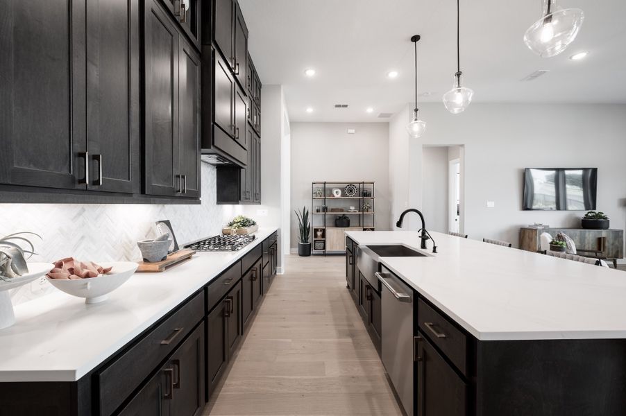 Representative furnished interior of a home built from the Fulbright by Tri Pointe Homes in Vale Collection At Evergrove, Richmond (Image 10).
