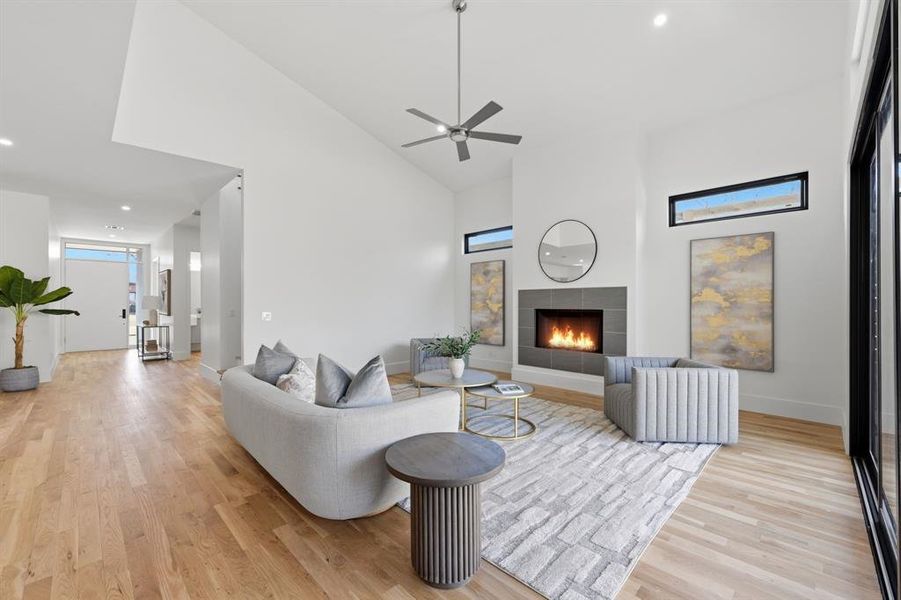 Furnished interior view inside a new home in , Dallas (Image 16).