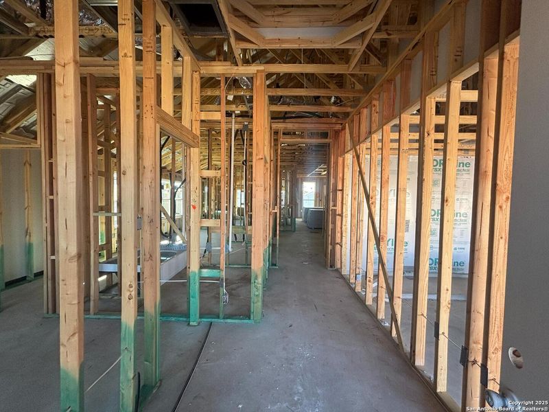 In-progress construction of a new home in Saddlebrook Ranch, Schertz, TX (Image 34).