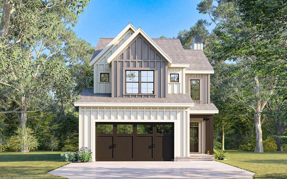 Front exterior of a new home in , Goose Creek, SC, highlighting curb appeal (Image 24).