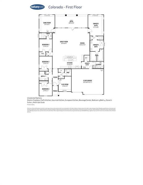 Colorado Floor Plan