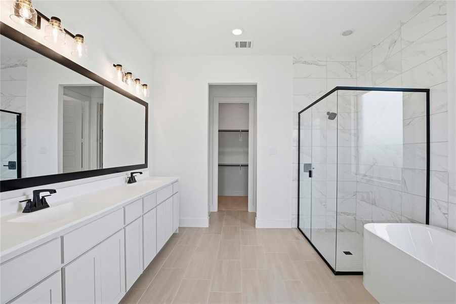 Furnished interior view inside a new home in Talon Hills, Fort Worth (Image 26). Furnished interior view inside a new home in Talon Hills, Fort Worth (Image 26).