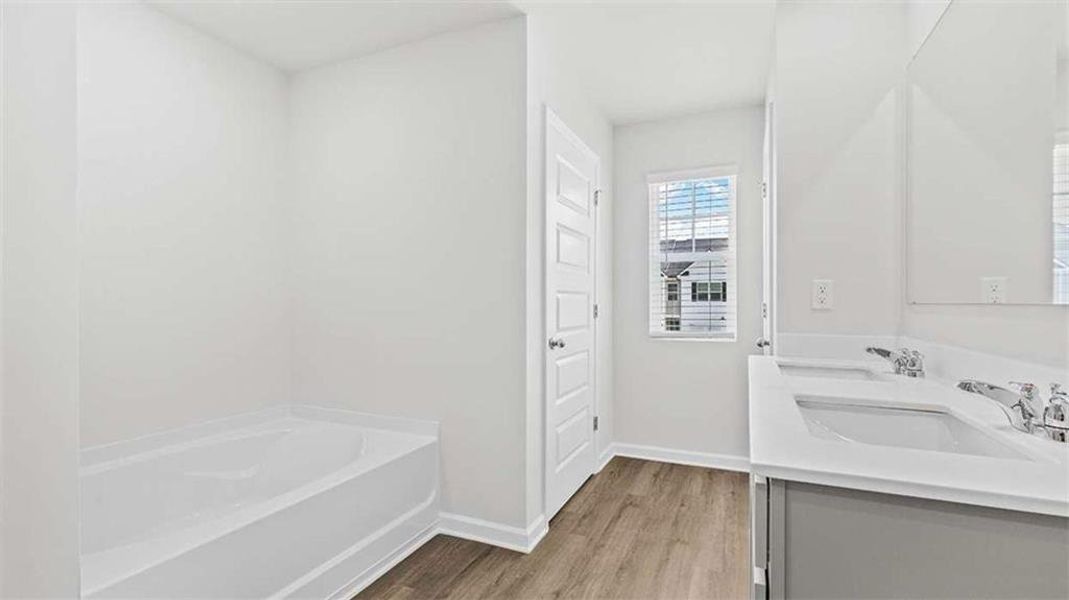 Furnished interior view inside a new home in Echo Glen, Stockbridge (Image 6).