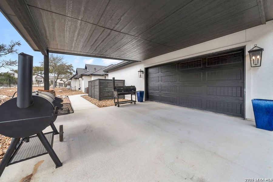 Exterior details and patio area of a home in , New Braunfels (Image 24).