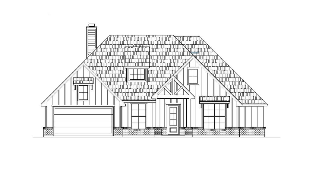 Representative rendering of the exterior for the The Edinburg by Kenmark Homes (Image 3). Representative rendering of the exterior for the The Edinburg by Kenmark Homes (Image 3).
