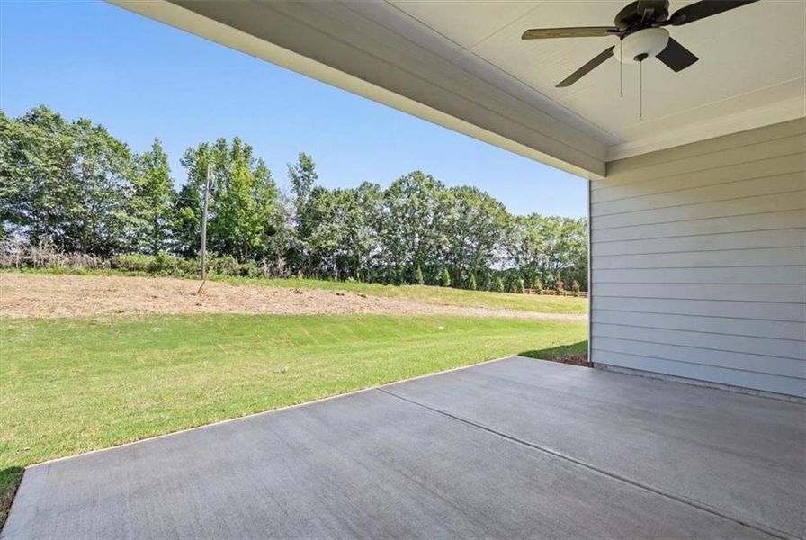 Exterior details and patio area of a home in , Statham (Image 4).