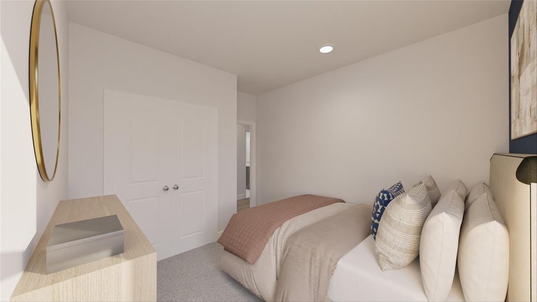 Furnished interior view inside a new home in Oakberry Trails, Waller (Image 11).