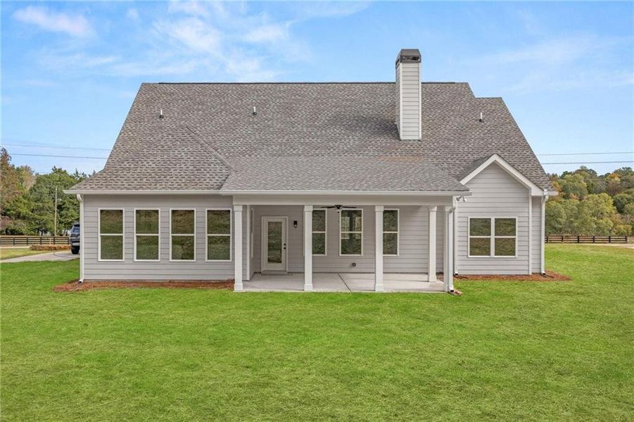Front exterior of a new home in , Jefferson, GA, highlighting curb appeal (Image 28).