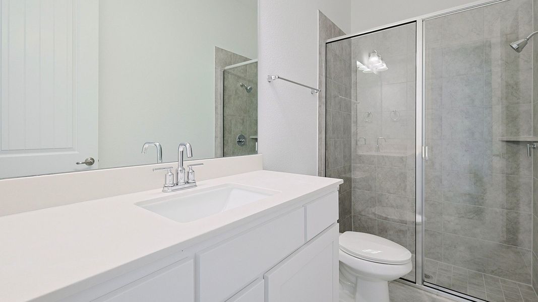 Representative furnished interior of a home built from the Villanova by DRB Homes in Brookewater, Rosenberg (Image 15).