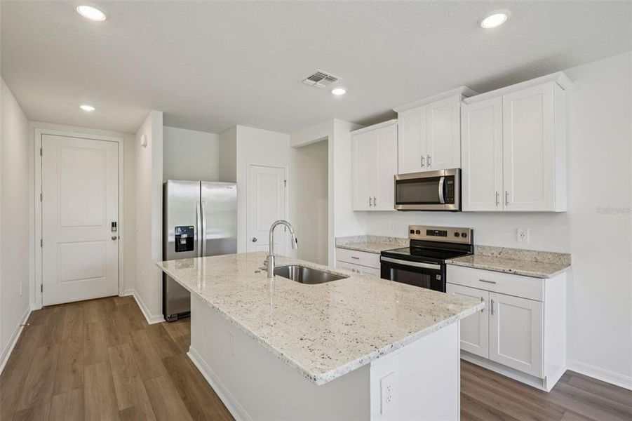 Furnished interior view inside a new home in Hamilton Bluff - Classic Series, Lake Hamilton (Image 6).