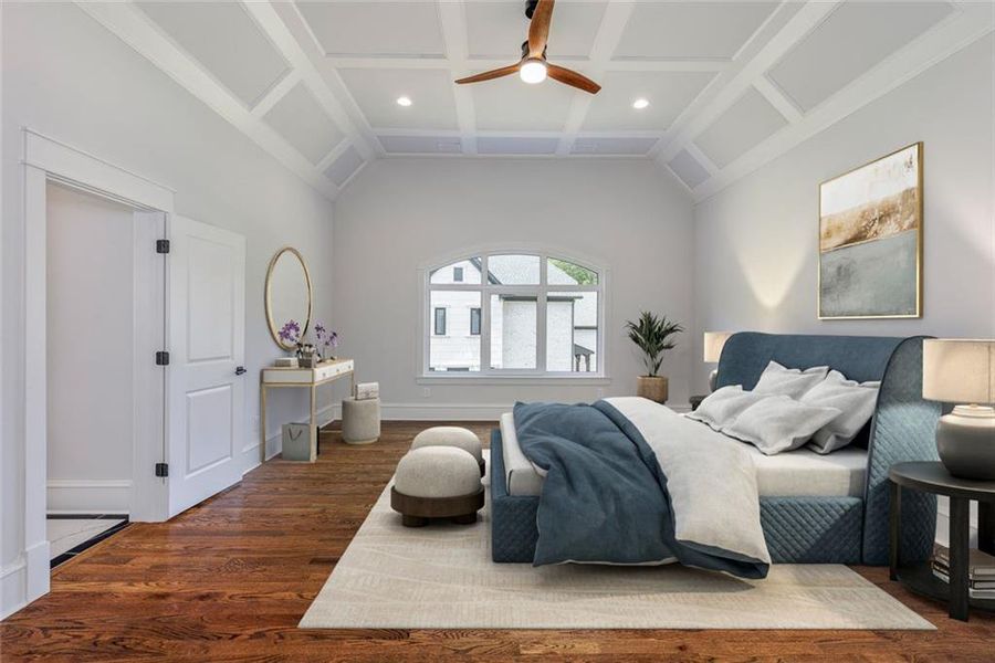 Furnished interior view inside a new home in , Roswell (Image 51).