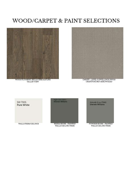 Sample of building materials used in homes in Legacy, League City (Image 8).