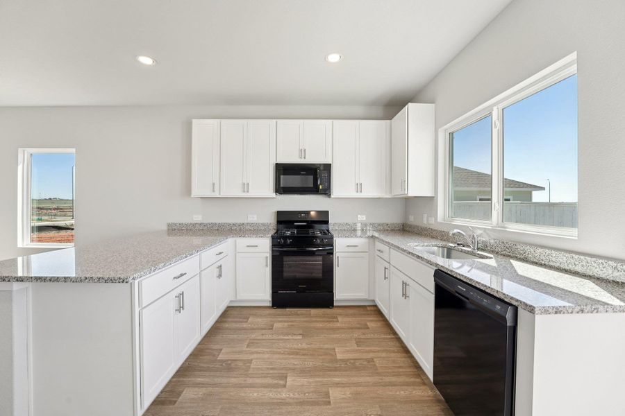 Light & Bright Open Concept Kitchen