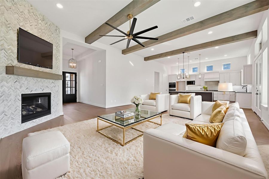 AI staged - Family Room AI staged - Family Room